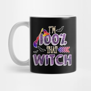 im 100% that Witch Halloween Mug